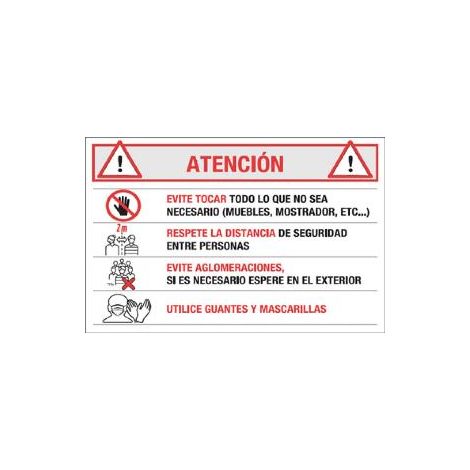 FPLUS cartel lona "atencion prevencion" 70x50 , PRODUCTOS
CARTEL LONA 70x50