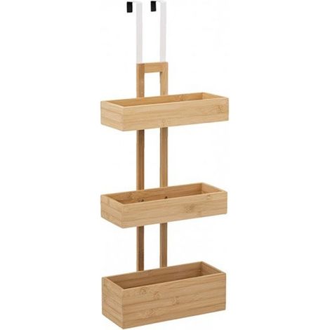 Étagère de porte 3 niveaux bambou (1/3)