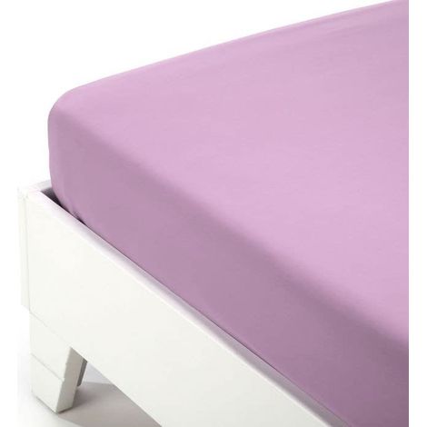 Caleffi 59005 Jersey Inferiore Lenzuolo per Piazza e Mezza Letto, Orchidea