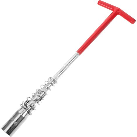 Outil de Retrait de Bougie Allumage Réglable pour Véhicules de Douilles de Bougie Outil Pratique pour Mécaniciens et Réparateurs Compatible avec Bougies