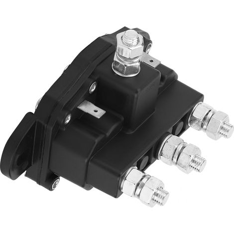 Commutateur relais contacteur solénoïde inverseur pour moteur de treuil 12V 6 bornes (1/5)