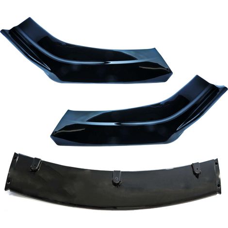Splitter / spoiler anteriore nero lucido EPTUNING028 (1/5)