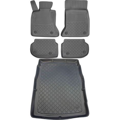 Juego de alfombrillas para coche y alfombrilla para maletero para BMW Serie 5 F10 Sedán (marzo de 2010 a 2013). (1/5)