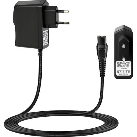 15V Charger for Philips Electric Shavers, 1.5M Cable, Compatible with Norelco 3000 Series, Norelco 5000 Series, Norelco 7000 Series, Norelco 9000 Series, HQ Series, 2000/4000/6100/8900 Series, QP6510, (1/5)