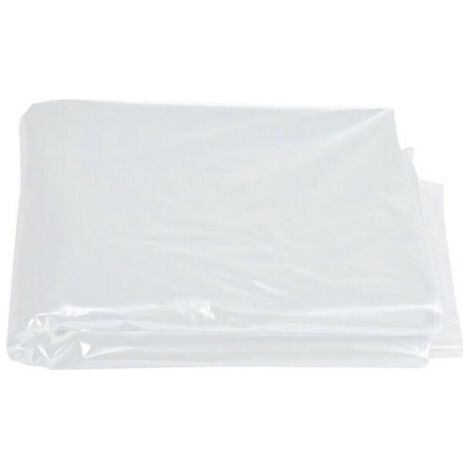 Film plastique transparent pour serre - Housse de jardin en polyéthylène adaptée aux plantes de serre pour protéger du vent, du gel et de la poussière. (1/4)