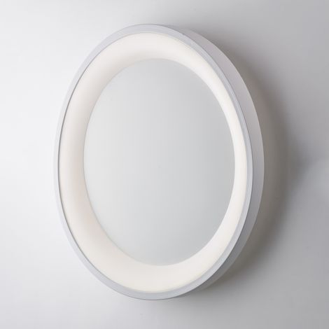 Plafoniera Moderna Circolare Anna Led Integrato In Alluminio Bianco (1/3)