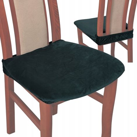 COPRISEDIE SEDIA SEDIA velluto basso TESS verde