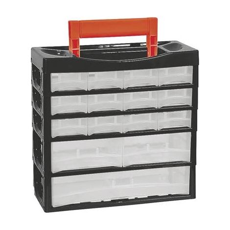 Almacenaje de herramientas alutec 66012 68x34 cm 15 compartimentos