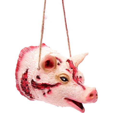 Guirlande Halloween Souris Chauve-souris Araignée Cochon Déchiré Suspendu Accessoires Farce Fête Déco Maison Hantée Fournitures (1/5)