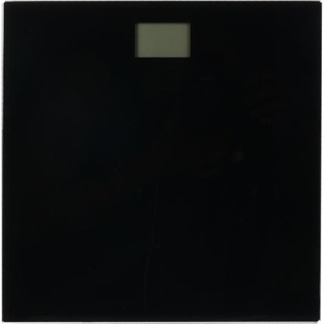 Pèse-Personne en Verre "Digital" 33cm Noir (1/4)