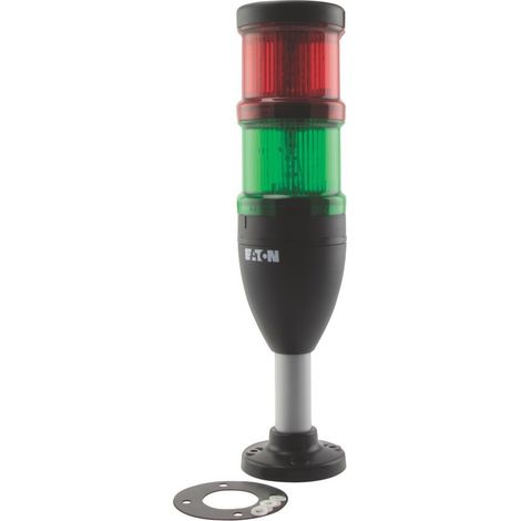Columna de señalización SL7-100-L-RG-24LED dispositivo completo (rojo verde)