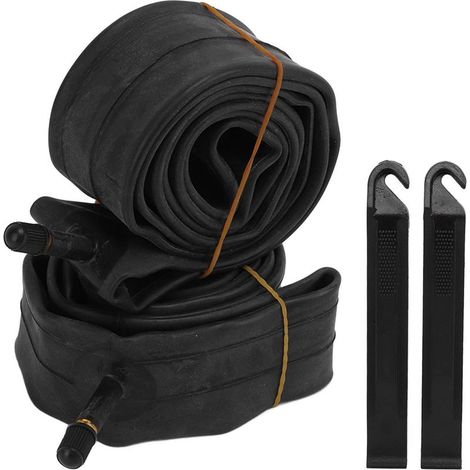 Chambre à air en caoutchouc butyle pour vélo, 2 pièces, 20x1.75/2.125 pouces, excellente étanchéité, pneu de bicyclette (1/5)