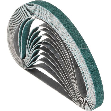 24 Bandes Abrasives 1/2 x 24 Pouces Grain 80 Zircone Metal Bois (1/5)