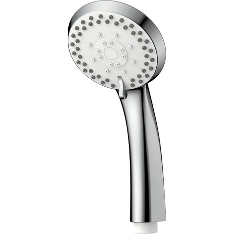 Avapax  Pommeau de douche 5f - Chrome - Cinq jets - Spa moderne - Finition brillante (1/2)