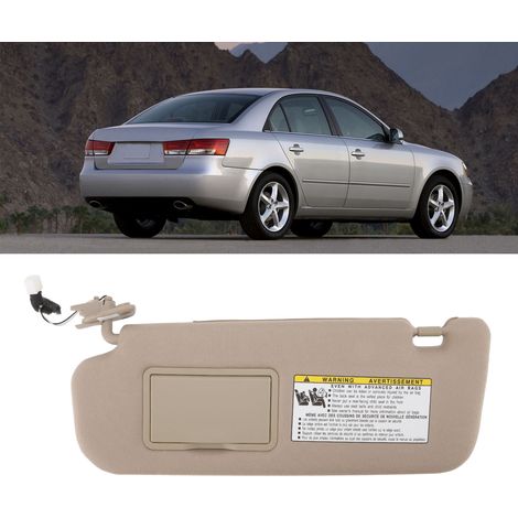 Beige Sonnenblende, passend für die linke Seite des Hyundai Sonata 2006-2008 (1/5)
