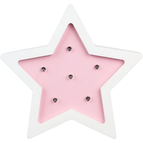 Lampe enfant 6 LED à éclairage doux ETOILE