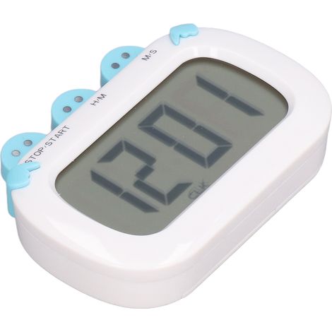 Digitaler Küchentimer mit großem LCD-Display, multifunktionaler Countdown-Timer für Küche, Kochen, Lernen, Gebrauch, Blau (1/5)