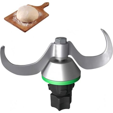 Lame de Petrissage Acier Inoxydable Accessoire Pétrin Universel Compatible Thermomix TM5 TM6 pour Pain Pizza Gateau (1/4)