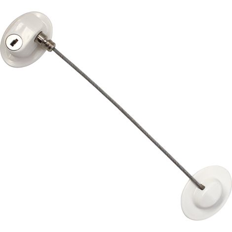 Serrure Pour Frigo - Serrure À Clé Avec Adhésif Fort - Pour Réfrigérateur Et Congélateur - 1 Pièce (1/5)