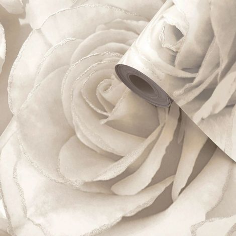 Madison Glitter Pearl Wallpaper Floral Living Room Bedroom Wallpaper Wall Paper Rolls