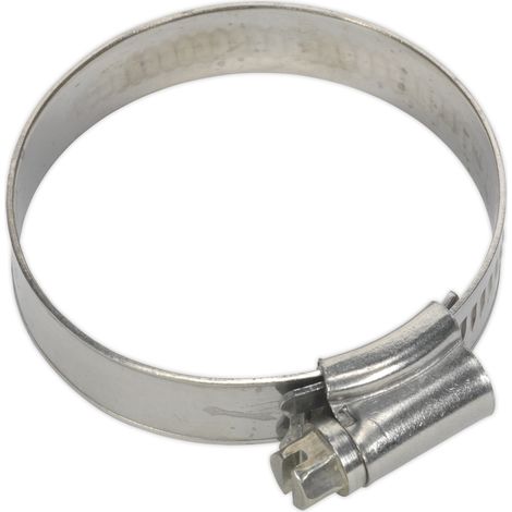 Sealey SHCSS1X Stainless Steel Hose Clip 35-51mm - Pack of 10