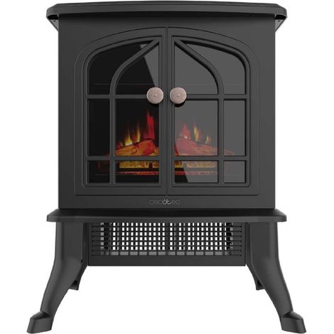 Cecotec Chimenea Eléctrica de Pie ReadyWarm 2000 Flames. 2000 W, 2 Niveles de Potencia (1/5)