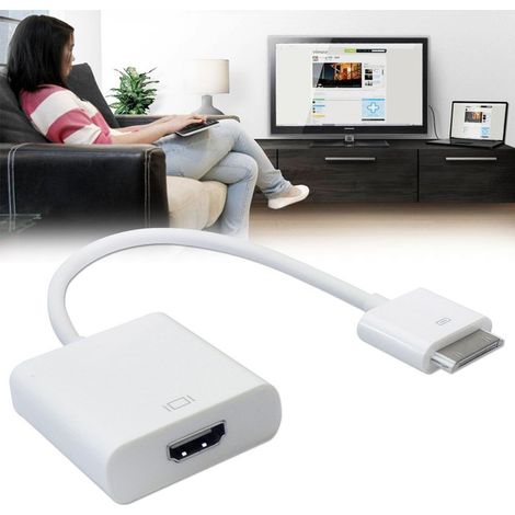 Adaptateur De Câble Hdmi Pour Iphone, Ipad, écran De Télévision, Miroir (1/3)