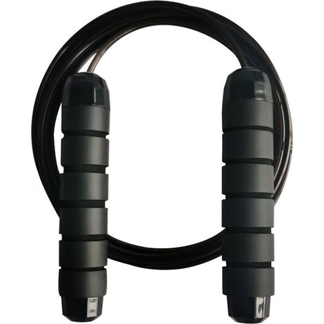 1 Corde à sauter,roulement à billes,câble acier gainé PVC,longueur 3m,adultes enfants (1/5)