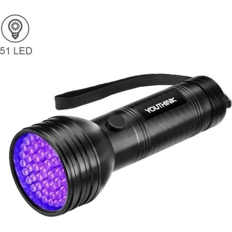 Détecteur d\\\'urine pour animaux de compagnie Lumière De poche UV Lumière noire Lampe de poche Portable Chien Chat Urine (1/3)
