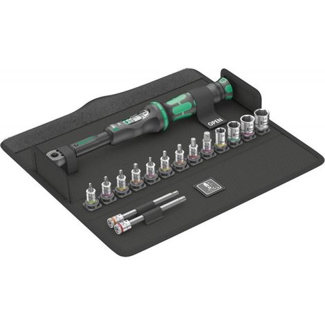 Wera Bicycle Set Torque 1 16 piezas. Click-Torque A5 en caja textil con vasos - 004180 (1/5)