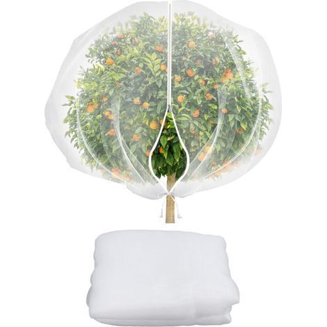 Filetto di Protezione per Giardino 3x3m Rete Polivalente con Cordoncino di Chiusura e Borsa Pratica Resistente (1/5)