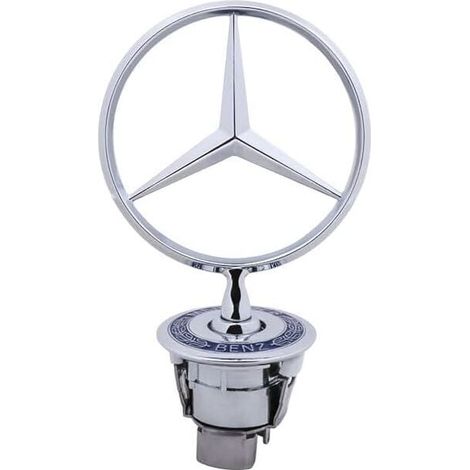 Ulisem Adecuado para cubierta de marca de cabeza de trigo cuadrada Mercedes-Benz con plano cuadrado W124 W202 W203 W208 W210/44 mm