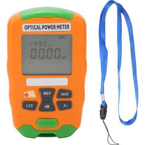 Orange Mini Fiber Optic Wattmeter: Fast, accurate, sensitive, robust and compact optical tester (-70 to +10 dBm) (1/5)