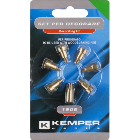 Kemper 1505 Set Accessori per Decorare con Pirografo