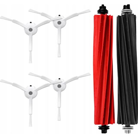 Set di rulli spazzola bianchi per RoboRock S8 S8 MAX S8 ultra (1/5)