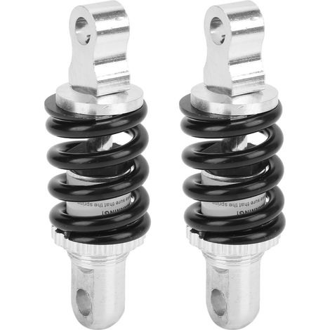 1 Paire d'Amortisseurs Réglables avec Ressort de Suspension Arrière pour Scooter Moto 105mm (1/5)