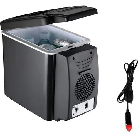 Glacière électrique 6L 12V – Mini réfrigérateur/congélateur portable pour voiture – Dispositif de refroidissement et de chauffage pour véhicule (1/5)
