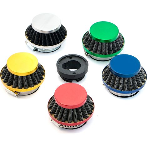 STI Filtro a Fungo 45mm + Adattatore per Carburatore Standard Minimoto Cross Quad (1/3)