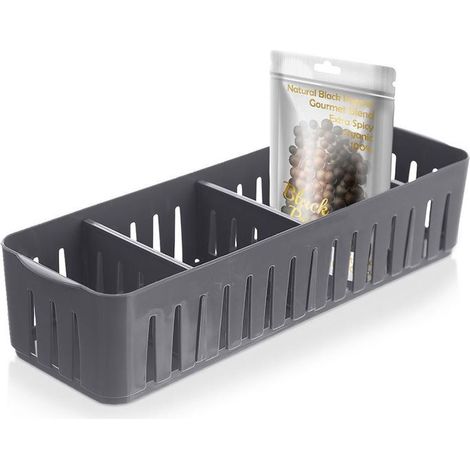 VILDE Organisateur d'épices 32x10,5x7 cm - Plastique durable, amovible, lave-vaisselle (1/5)