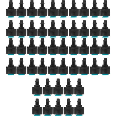 Lot de 50 raccords pour tuyau d'arrosage, buse d'irrigation rotative en plastique résistant à la pression, raccords rapides pour serre et pelouse. (1/5)