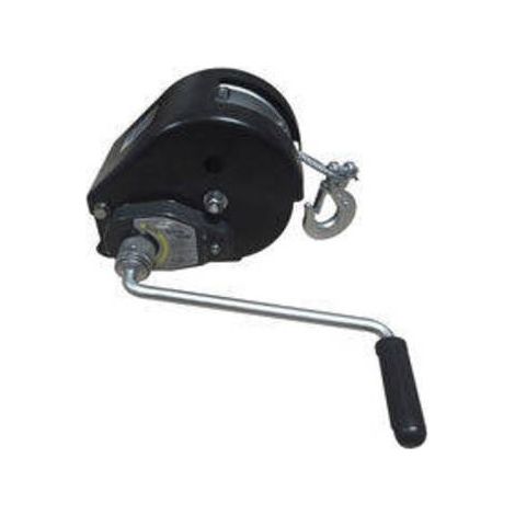 Maxter – Treuil halage 2950Kg – Câble acier 10 m – Capacité 2950 kg à 30% d'inclinaison – Base acier galvanisé