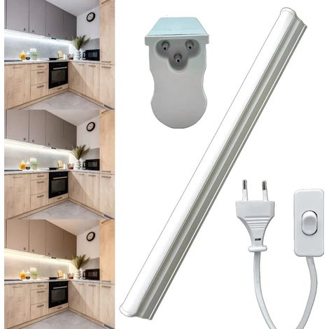 Barra LED sottopensile per cucina - Luce regolabile, 40-150 cm 12W - 60CM 6500K (1/5)