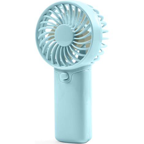Mini Portable Battery Operated Hand Fan Handheld Fan Powerful Portable Fan, Strong Wind, Low Noise, Compact and Stylish for Home Travel Sport Racing (1/5)