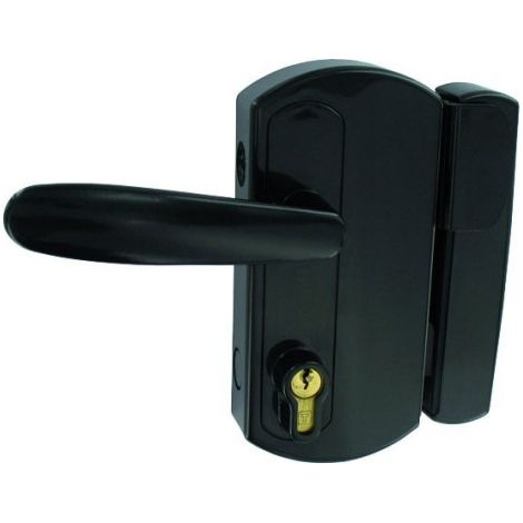Tirard – Serrure MODULOX pour portail battant – Pêne demi-tour – Boîtier monobloc ABS noir – Gâches en polyamide – Réglage 12 à 25 mm