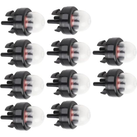 Kit de 10 Pompes à Essence à Poire d'amorçage for carburateur, Compatible avec Les tronçonneuses et Les Lampes. (1/4)