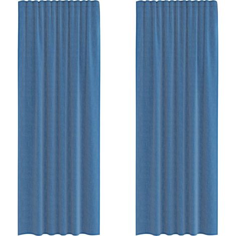 Maison Exclusive - Voile Vorhänge mit Stangentaschen 2 Stk. König