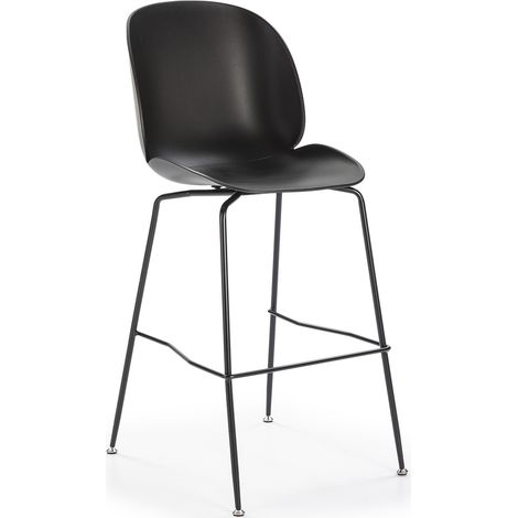 Taburete 51X59X103 Metal Negro/Abs Negro (1/4)