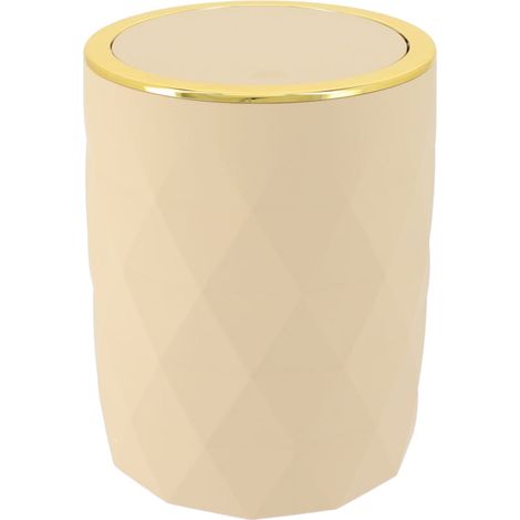 Cestino in abs + gomma 6l - beige - Tendance (1/3)