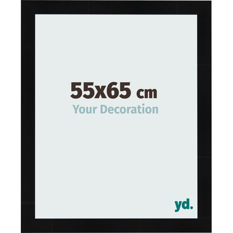 yd. - Cadre photo 55x65 - Noir Brillant - MDF - Pisa (1/5)