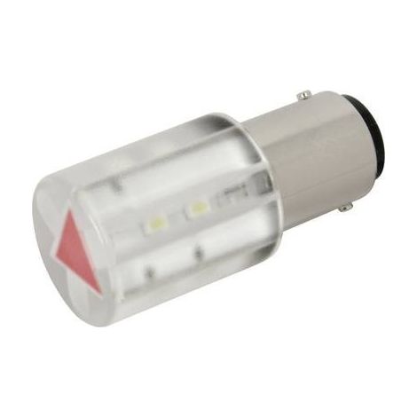 Luce di segnalazione a LED CML 18560350 18560350 BA15d Potenza: 0.39 W
